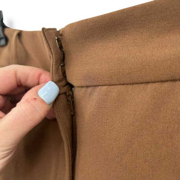 NWT BCX Brown Pants Size 5 Straight Leg Trousers Dress Pants Office Work Wear - Picture 5 of 7